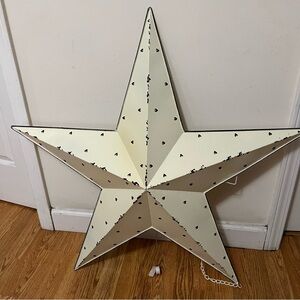 Cream Star Wall Decor